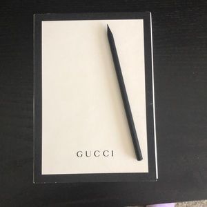 Gucci Notebook and Gucci Pensil